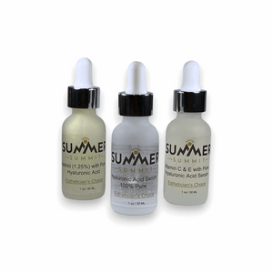 Skin Kit: Hyaluronic Acid, Vitamin C and 1.5% Retinol Serums  